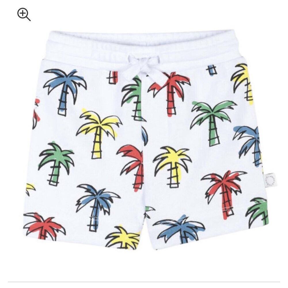 STELLA MCCARTNEY KIDS STELLA McCARTNEY "Doodly Palms" Shorts Cotton Size 12 Mont